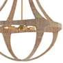 Ibiza 28" Wide Natural Abaca Rope 4-Light Chandelier
