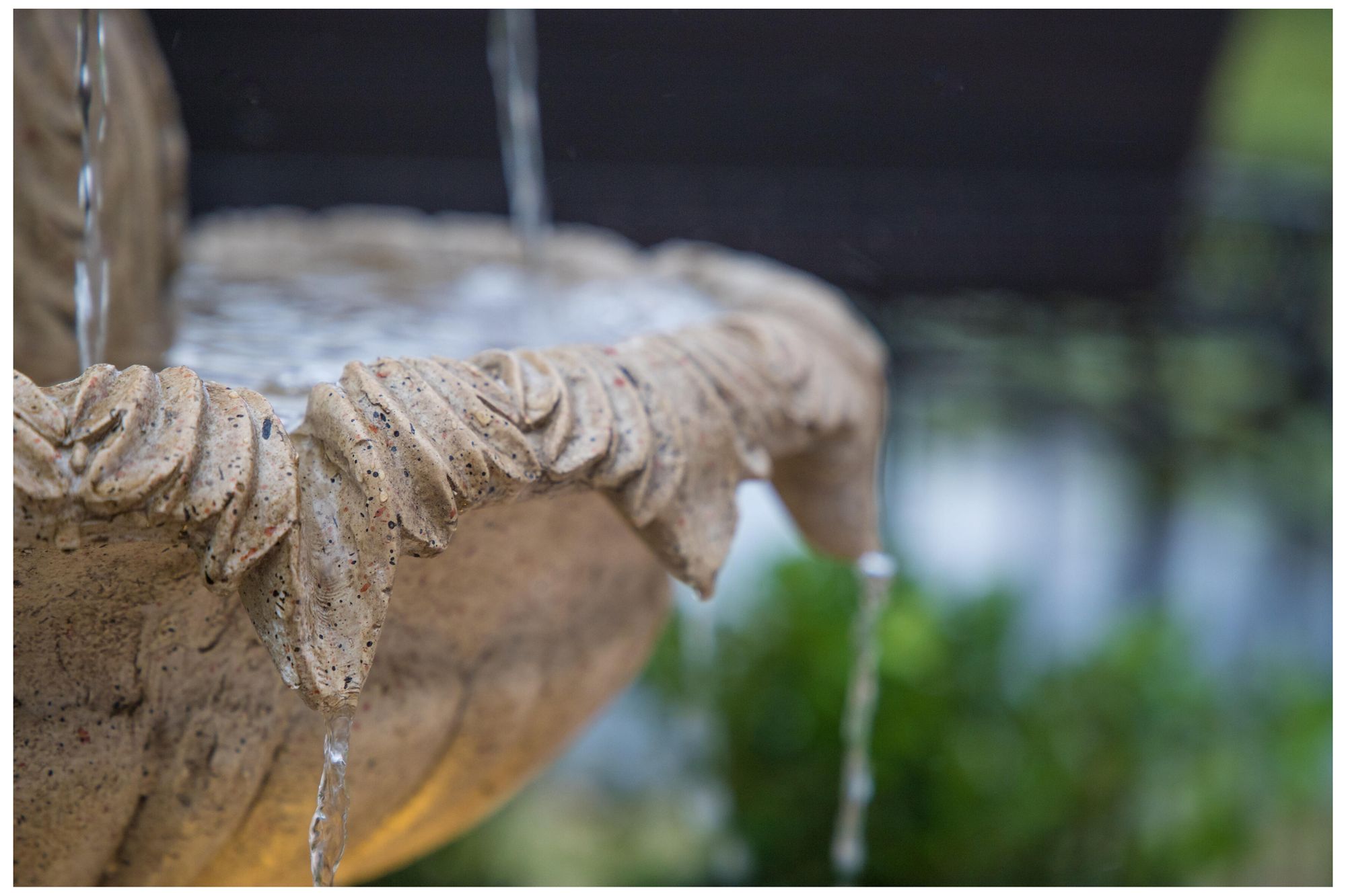 Ibiza 45" High 3-Tier Sandstone Floor Fountain