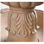 6_Ibiza 45" High 3-Tier Sandstone Floor Fountain more views