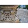 Ibiza 45" High 3-Tier Sandstone Floor Fountain