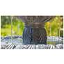Ibiza 45" High 3-Tier Zinc Floor Fountain