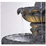 7_Ibiza 45" High 3-Tier Zinc Floor Fountain more views