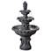 Ibiza 46" High 3-Tiered Traditional Fountain by John Timberland