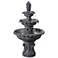 Ibiza 46" High 3-Tiered Traditional Fountain
