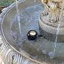 Ibiza 62" High Sandstone 3-Tier LED Outdoor Floor Fountain