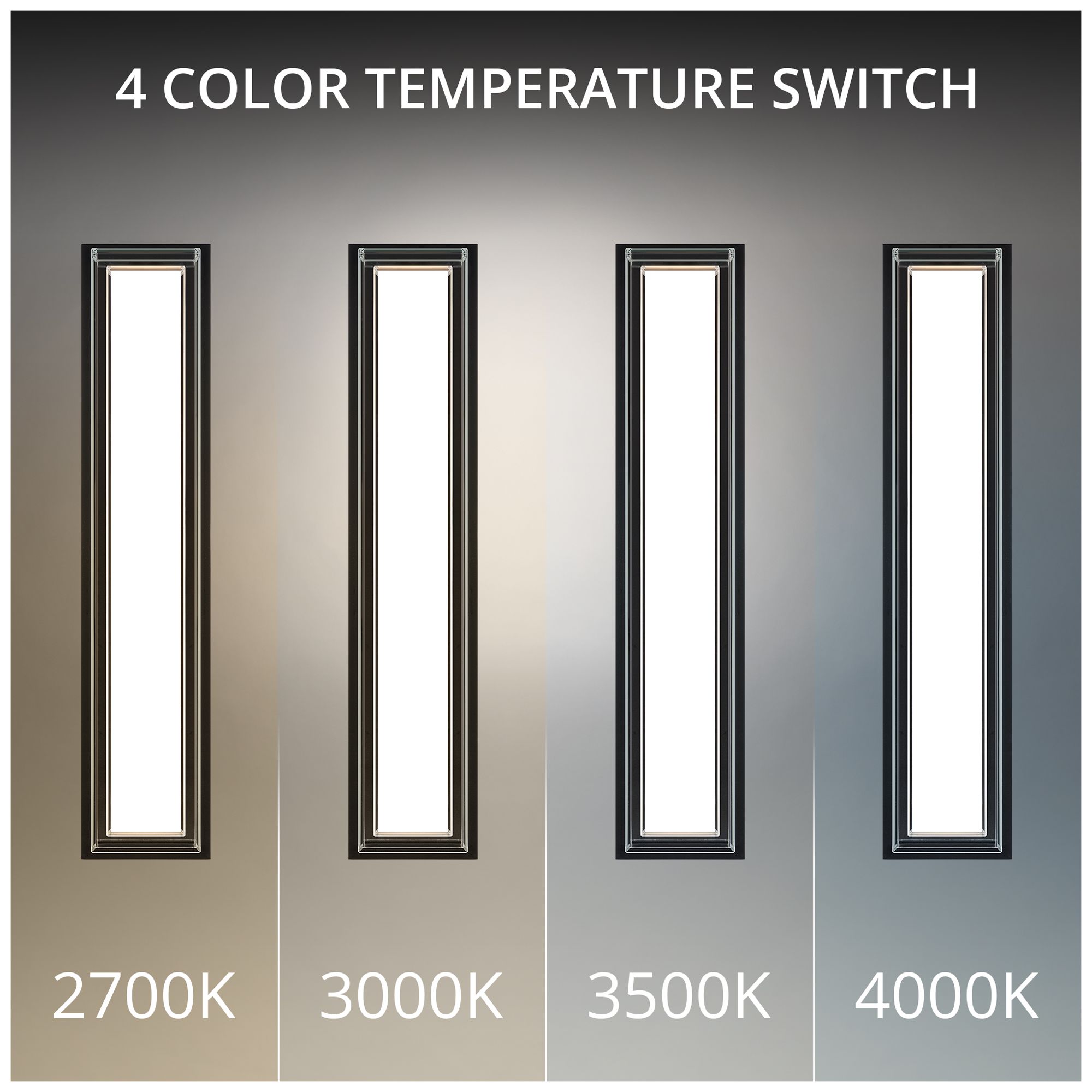 Image 6 Ice Bar 26.2"H x 5.5"W 1-Light Outdoor Wall Light in Black more views