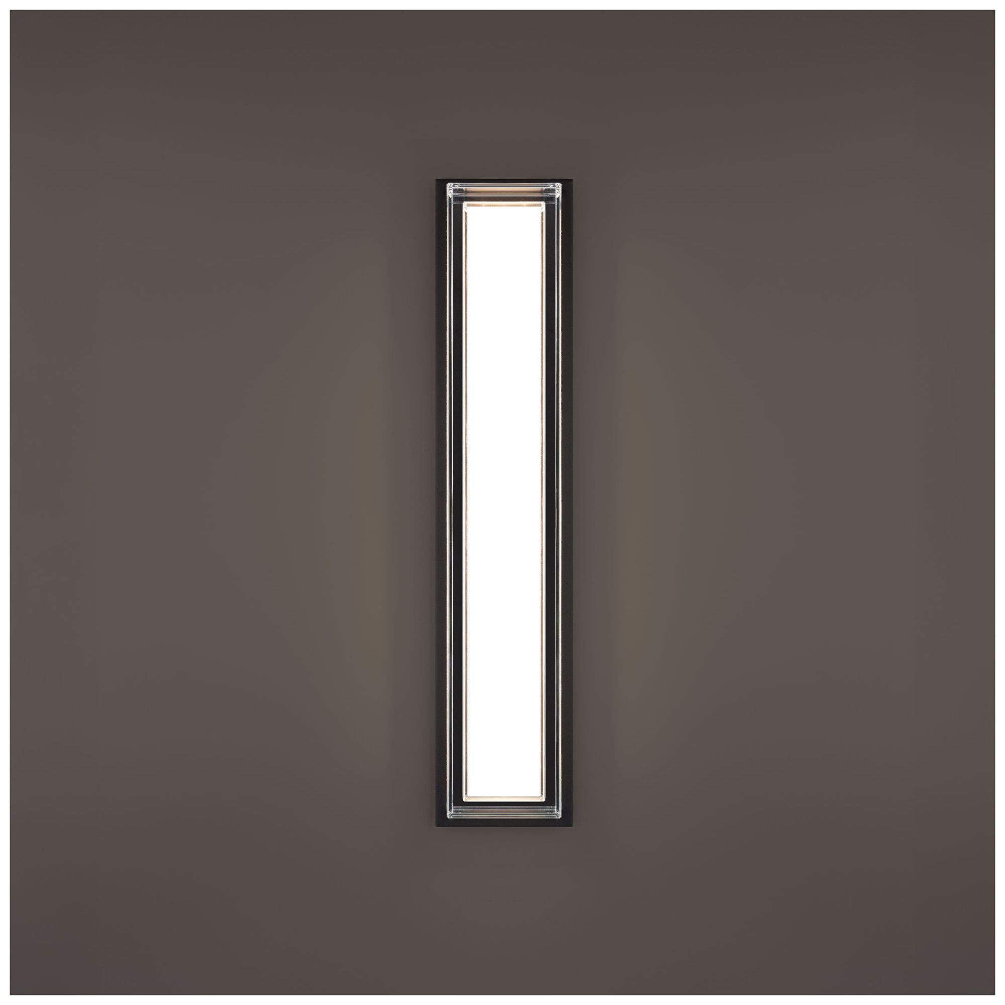 Image 4 Ice Bar 26.2"H x 5.5"W 1-Light Outdoor Wall Light in Black more views