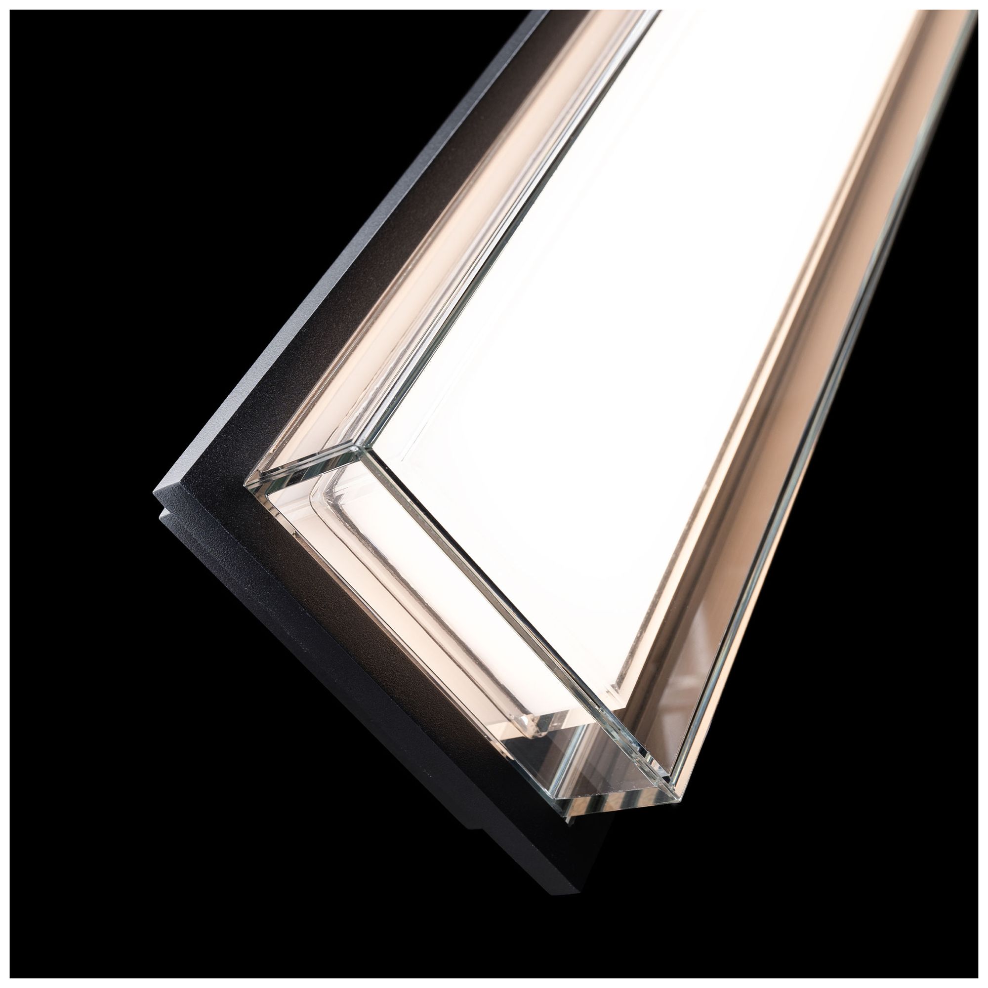 Image 4 Ice Bar 34"H x 5.5"W 1-Light Outdoor Wall Light in Black more views