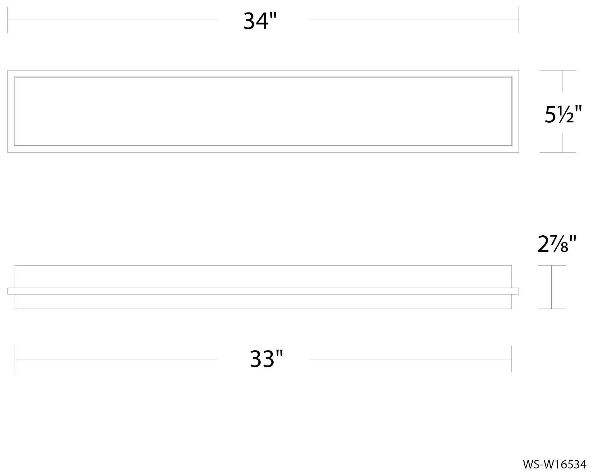 Image 6 Ice Bar 34"H x 5.5"W 1-Light Outdoor Wall Light in Black more views