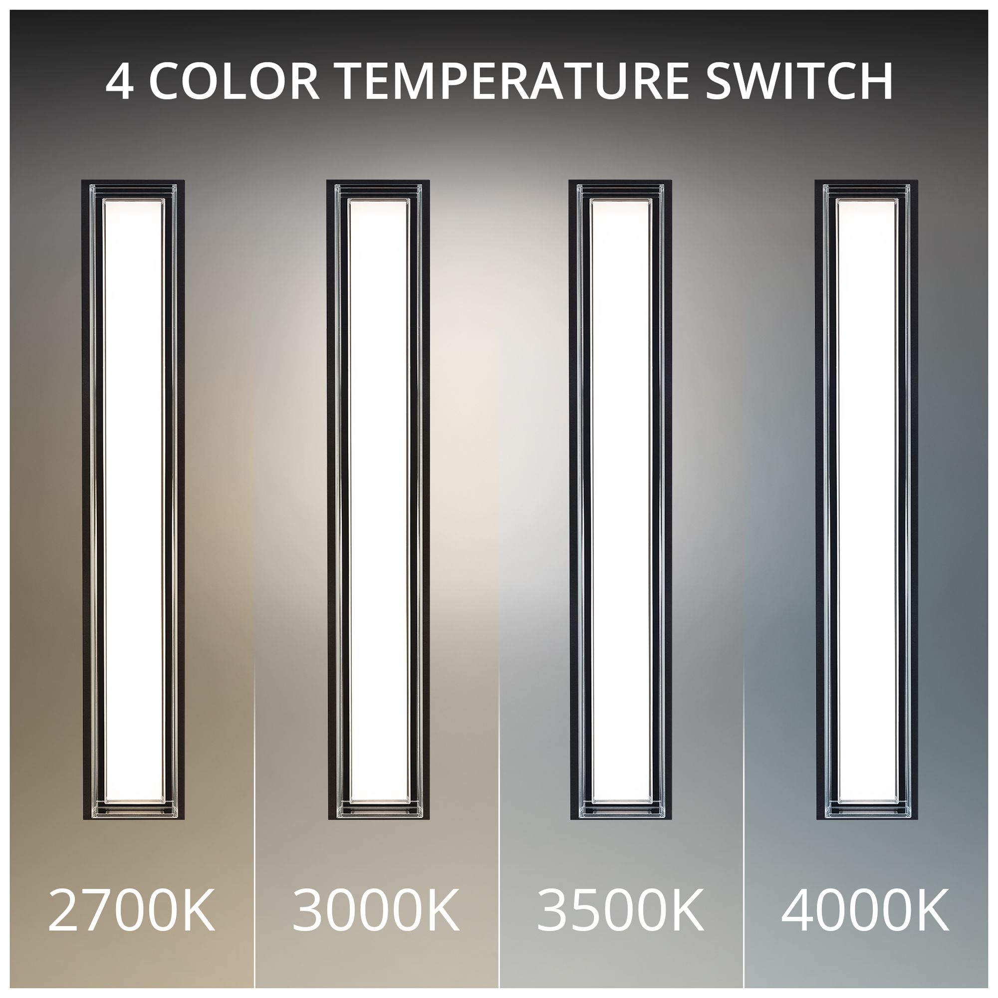 Image 5 Ice Bar 34"H x 5.5"W 1-Light Outdoor Wall Light in Black more views