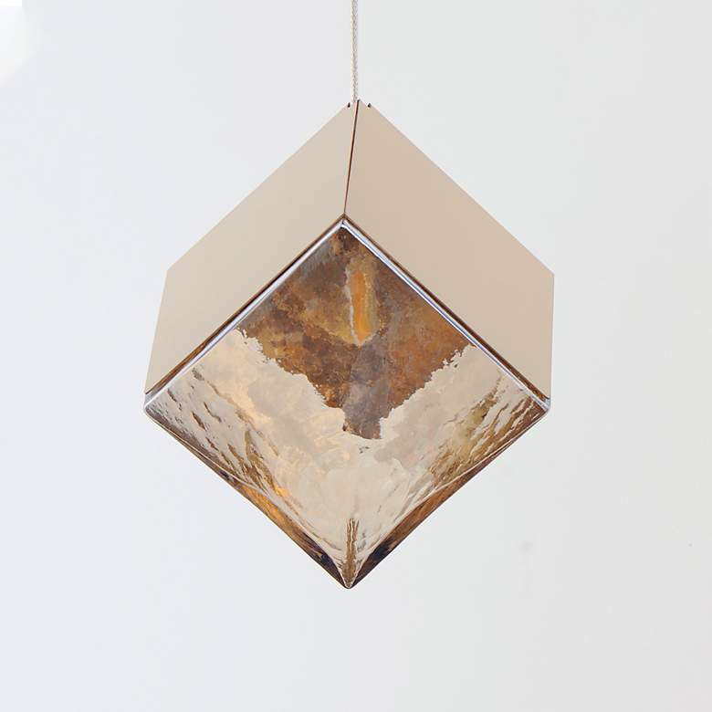 Image 7 Ice Cube 1-Light LED Pendant more views