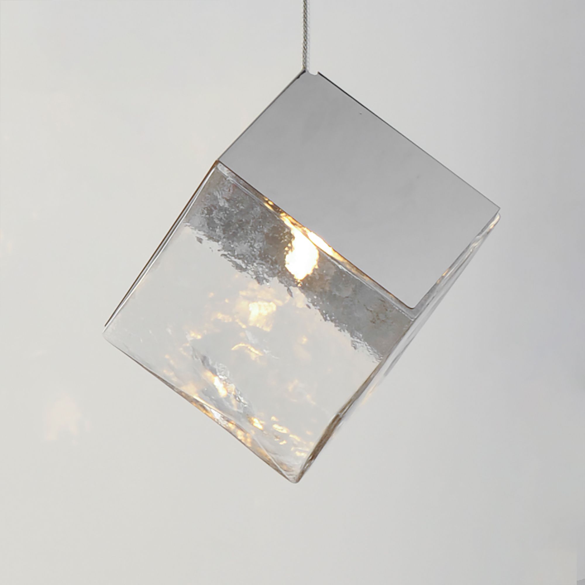 Image 4 Ice Cube 1-Light LED Pendant more views