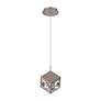 2_ICE Cube 7.88"H x 6.63"W 1-Light Mini-Pendant in Brushed Nickel more views