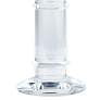 Ice Tapered Clear 19 1/2"H Crystal Pillar Candle Holder
