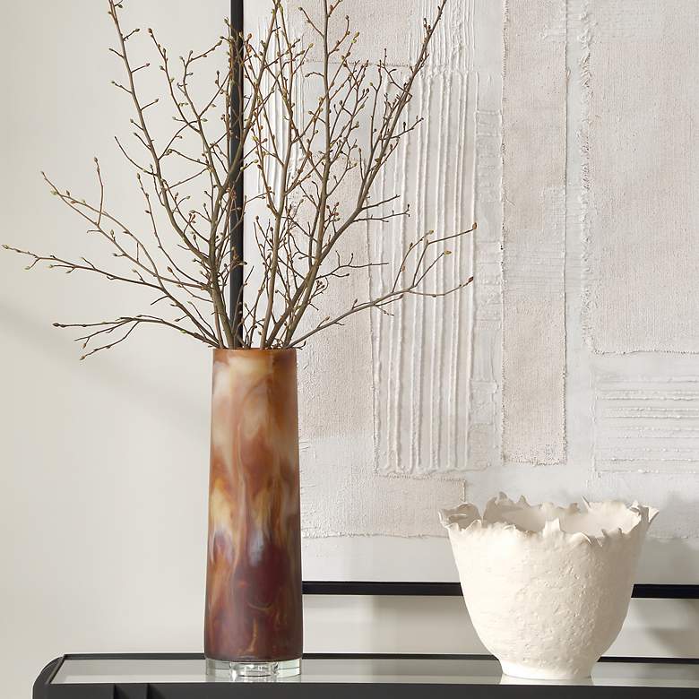 Image 1 Iced Mocha 19.75" high Vase