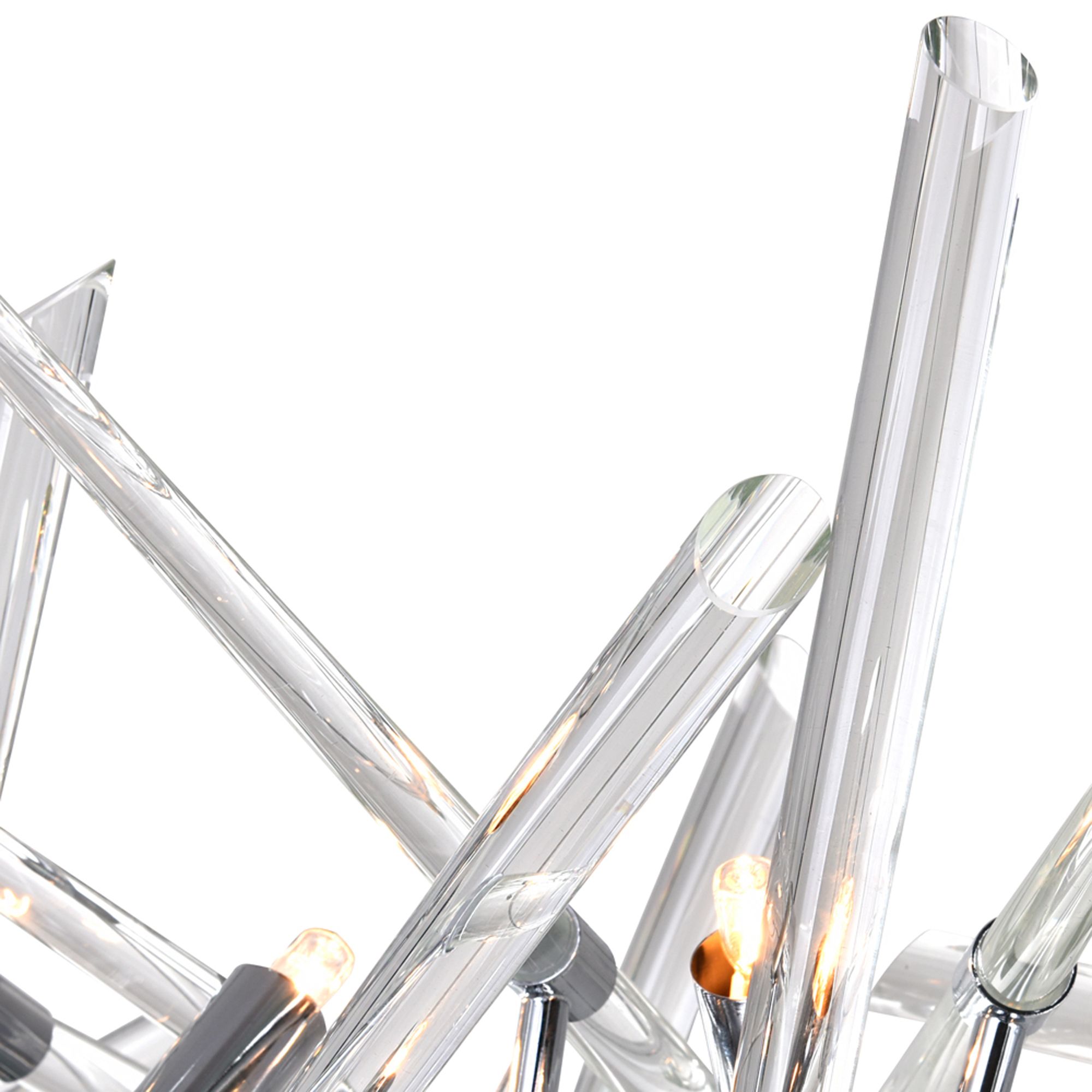 Image 5 Icicle 10 Light Chandelier With Chrome Finish more views