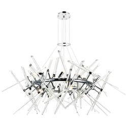 Icicle 12 Light Chandelier With Chrome Finish