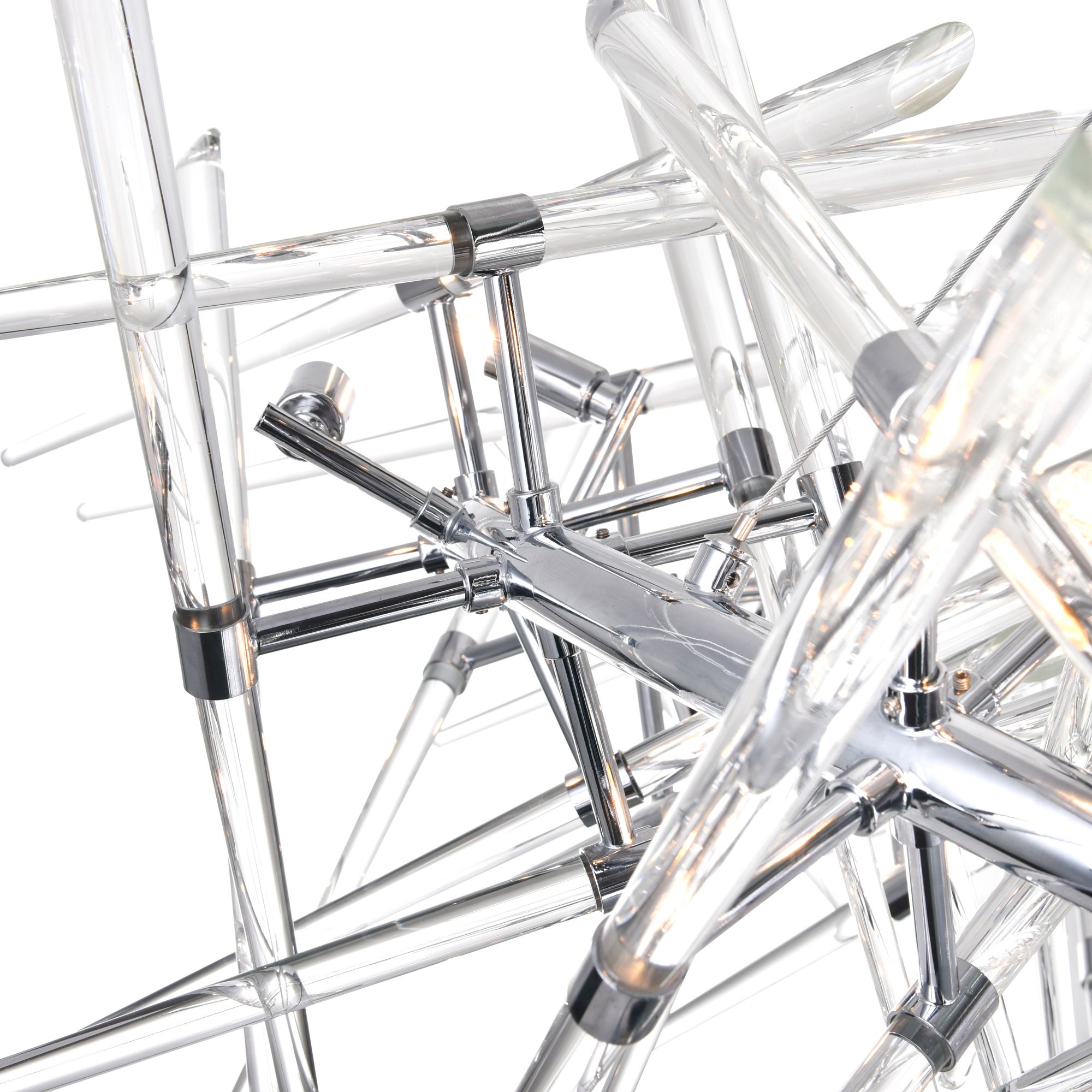 Icicle 12 Light Chandelier With Chrome Finish