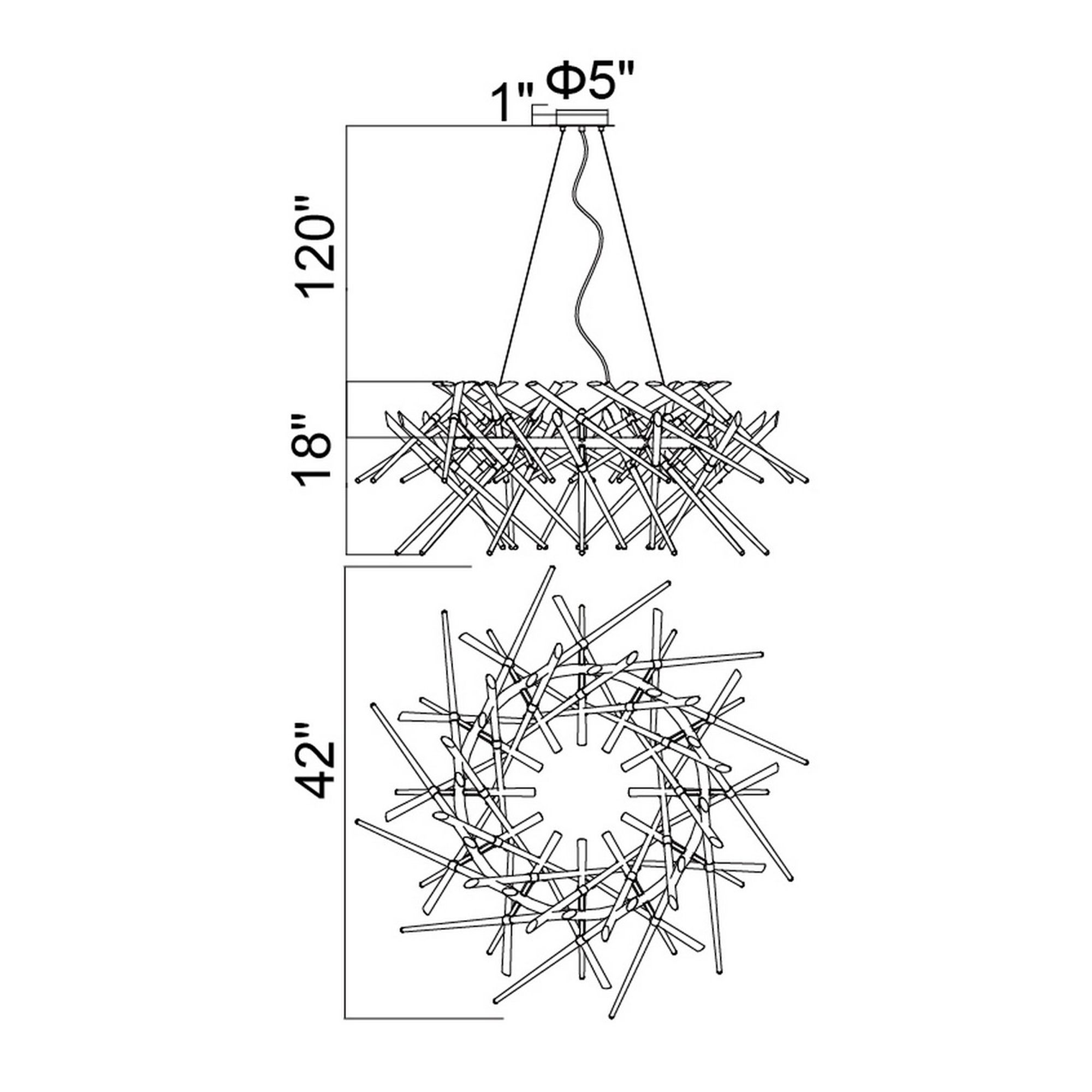 Icicle 12 Light Chandelier With Chrome Finish