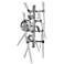 Icicle 3 Light Wall Light With Chrome Finish