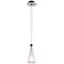 Icicle - Pendant - G9 LED - Chrome Finish - Opal in Clear Glass