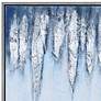 4_Icicles 40" High Rectangular Framed Canvas Wall Art more views