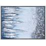 6_Icicles 40" High Rectangular Framed Canvas Wall Art more views