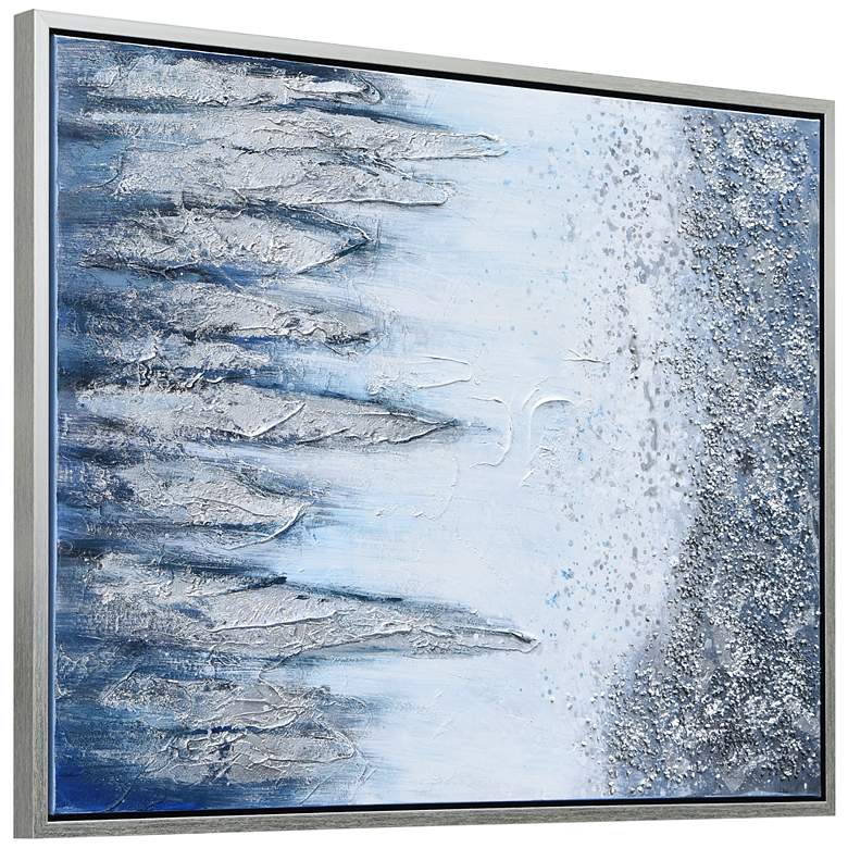 Image 7 Icicles 40" High Rectangular Framed Canvas Wall Art more views