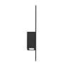 Icon 20"H x 5"W 2-Light Outdoor Wall Light in Black