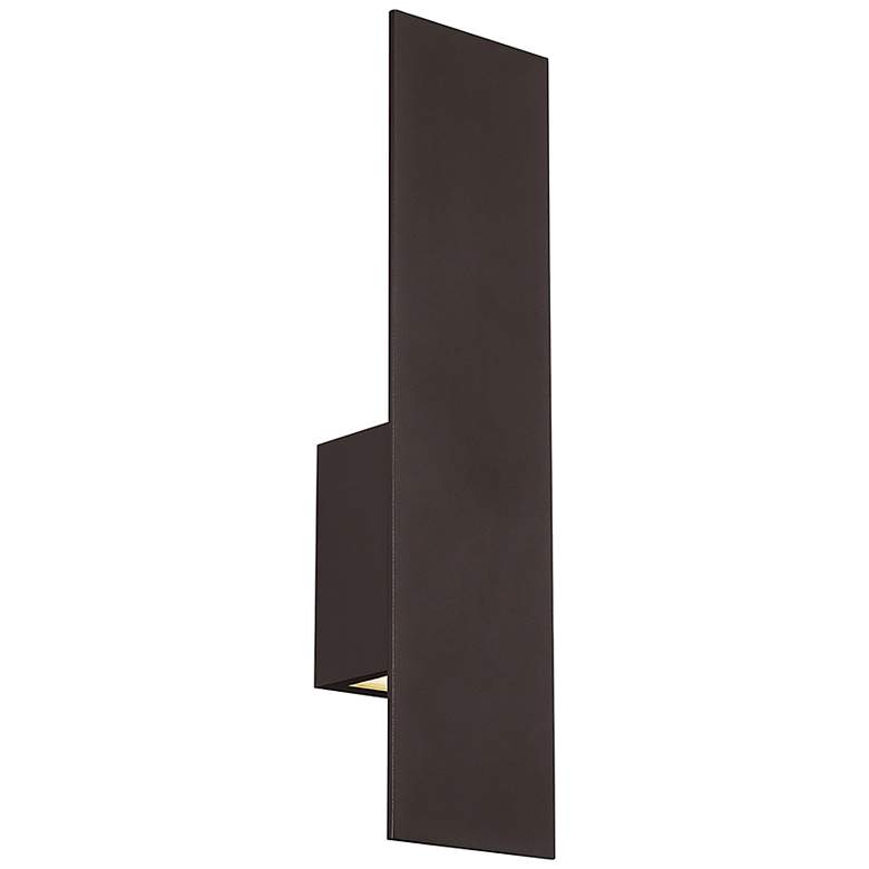 Image 1 Icon 20 inchH x 5 inchW 2-Light Outdoor Wall Light in Bronze
