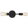 1_Iconic - 2-Light LED Wall Sconce - Matte Black Finish