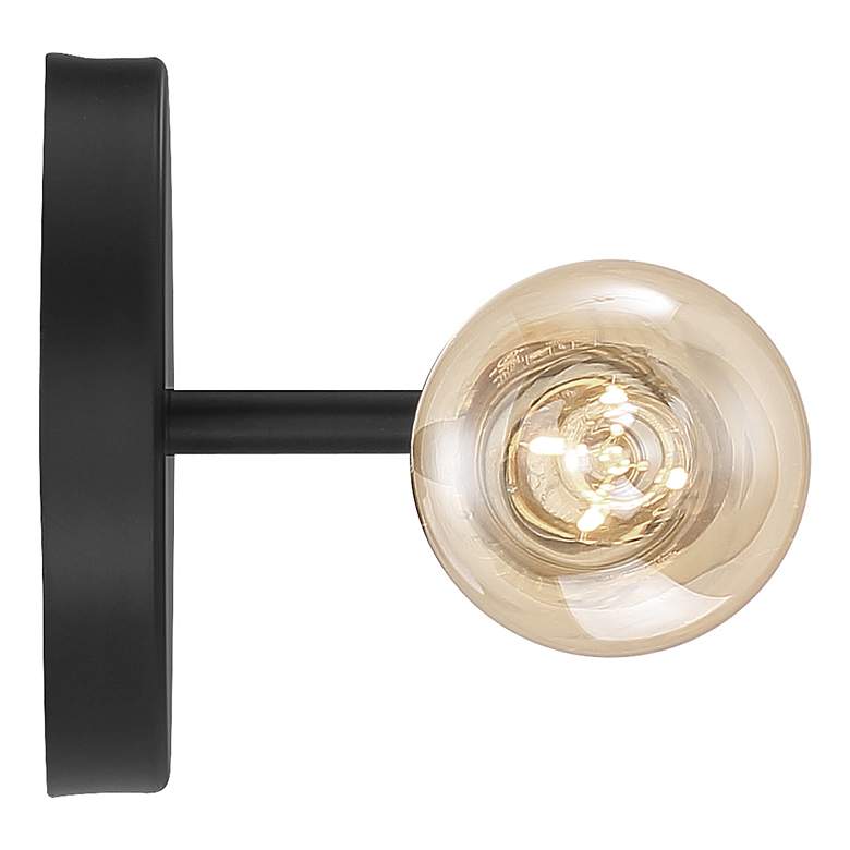 Image 3 Iconic - 2-Light LED Wall Sconce - Matte Black Finish more views