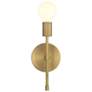 3_Iconic II G 11" High Antique Brushed Brass LED Wall Sconce more views