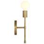5_Iconic II G 11" High Antique Brushed Brass LED Wall Sconce more views