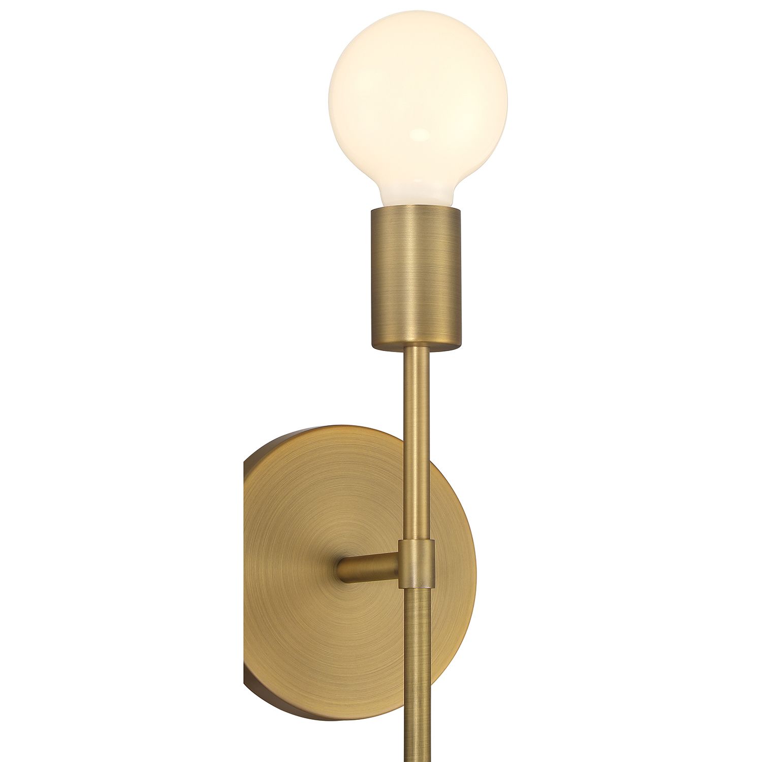 Image 6 Iconic II G 11" High Antique Brushed Brass LED Wall Sconce more views