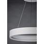 2_iCorona 28 1/2" Wide Matte White LED Pendant Light more views