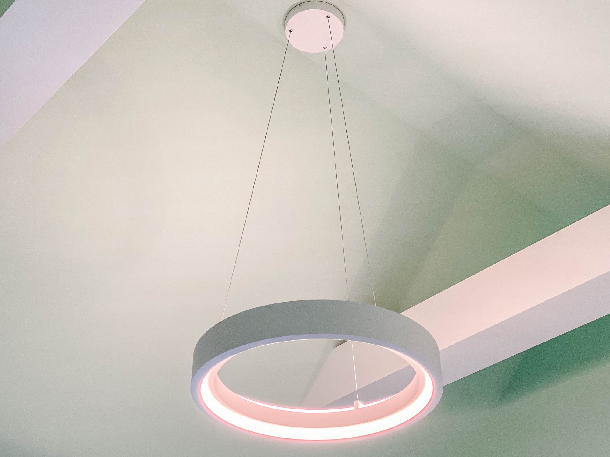 iCorona 28 1/2" Wide Matte White LED Pendant Light