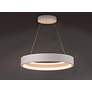 4_iCorona 28 1/2" Wide Matte White LED Pendant Light more views
