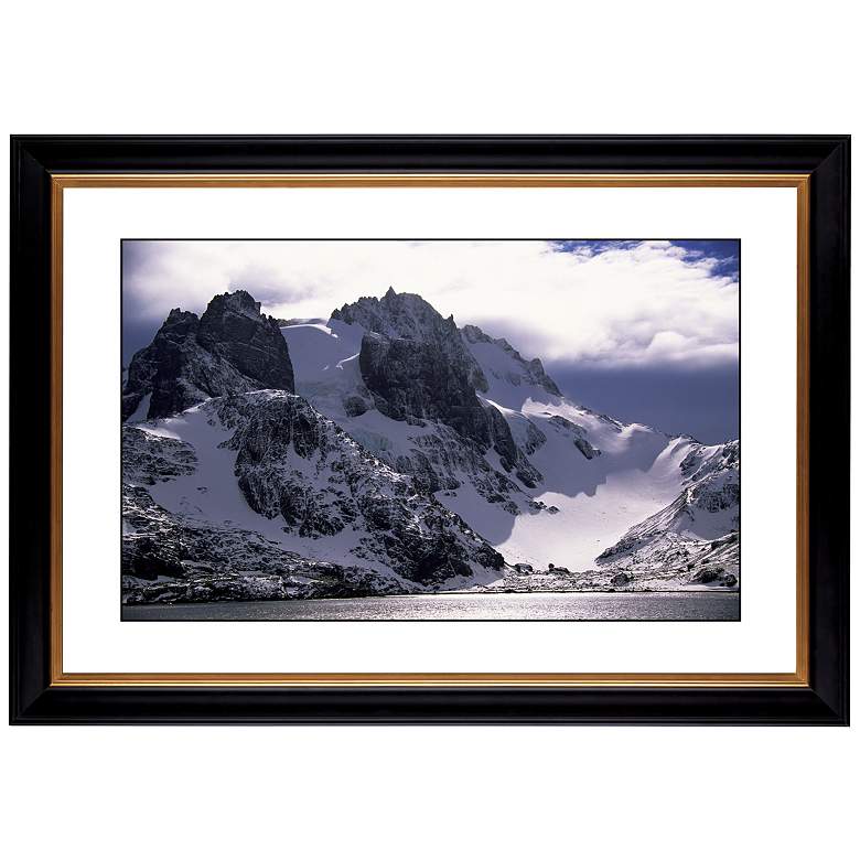 Image 1 Icy Mountain View Giclee 41 3/8 inch Wide Wall Art
