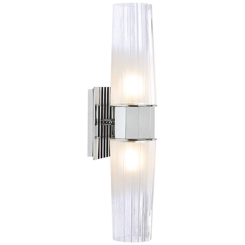 Image 1 Icycle Double Wall Sconce - Chrome