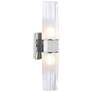 Icycle Double Wall Sconce - Chrome
