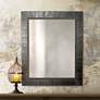Thumbnail1 of Idabel Tuscan Ebony Aged Black 25 1/2" x 31 1/2" Wall Mirror