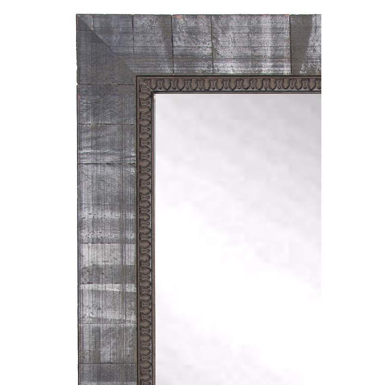 Image 3 Idabel Tuscan Ebony Aged Black 25 1/2 inch x 31 1/2 inch Wall Mirror more views