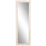 Idabel Tuscan Ivory 25" x 63" Full Length Floor Mirror
