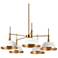 Idaikos 31 1/2" Wide Brushed Gold 5-Light Chandelier