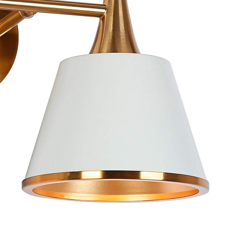 Image 4 Idaikos 8 1/2" High Plating Brass 2-Light Wall Sconce more views