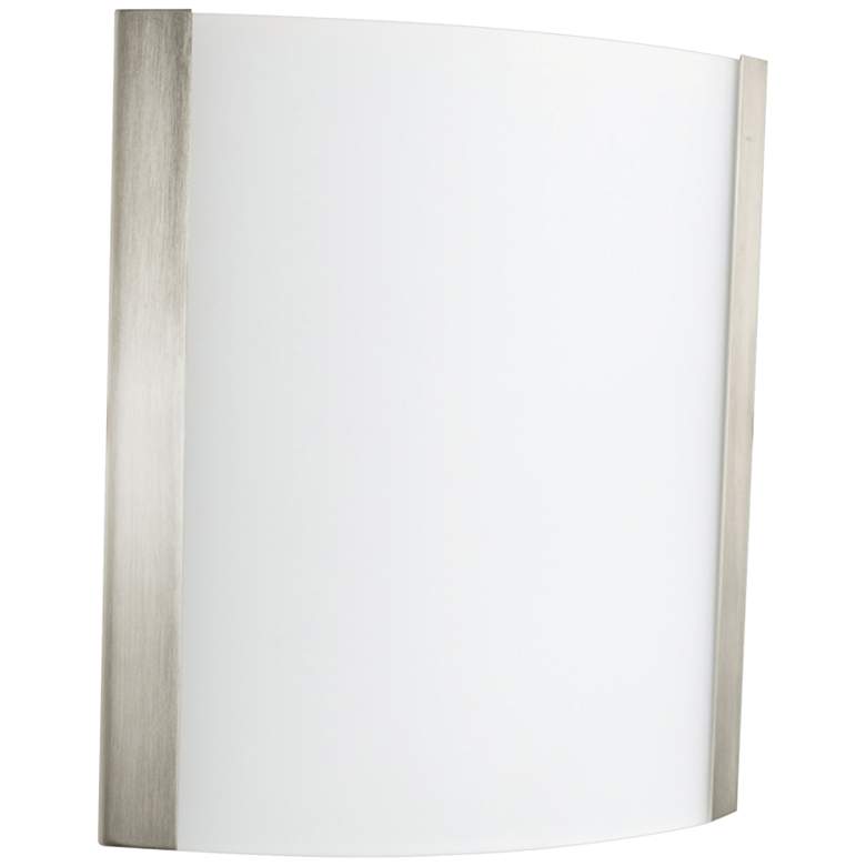 Image 1 Ideal 10 1/4" High Satin Nickel LED Wall Sconce