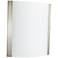 Ideal 10 1/4" High Satin Nickel LED Wall Sconce