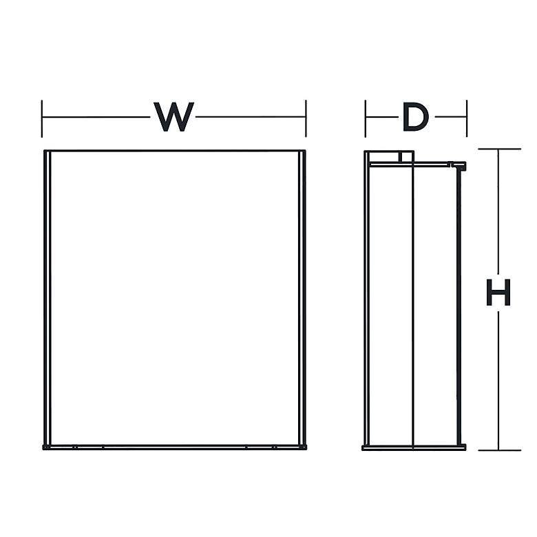 Image 2 Ideal 10" High Satin Nickel LED Wall Sconce more views