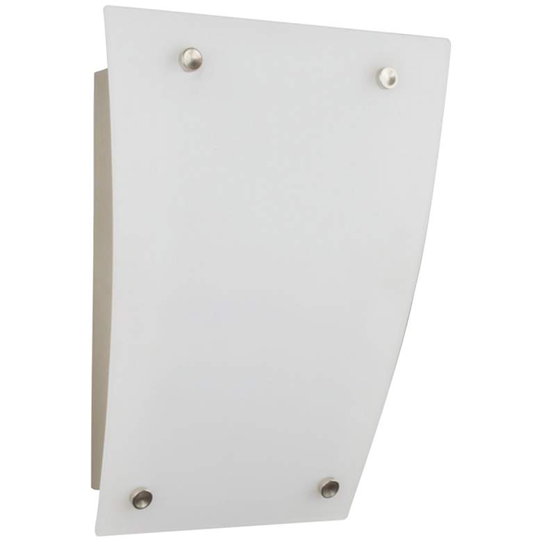 Image 1 Ideal 11 1/2" High Satin Nickel LED Wall Sconce